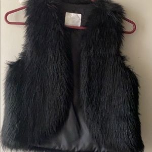 pull over fur jacket